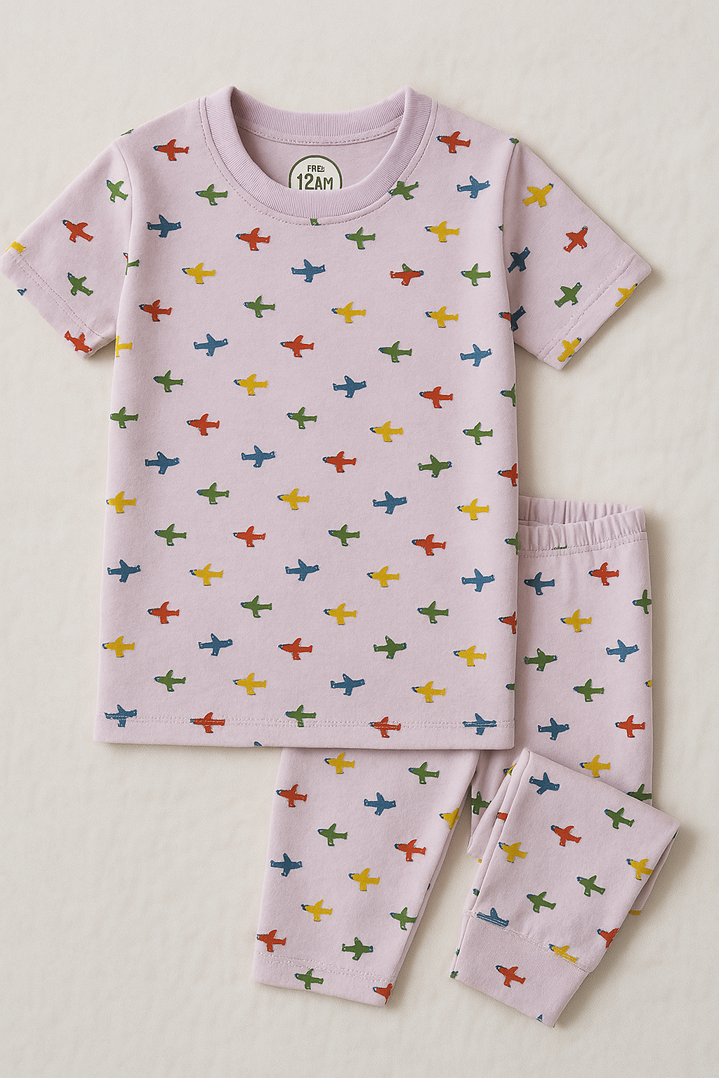 Airplane print  Kids Pajamas
