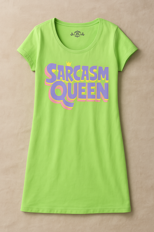 Sarcasm Queen - Long shirt
