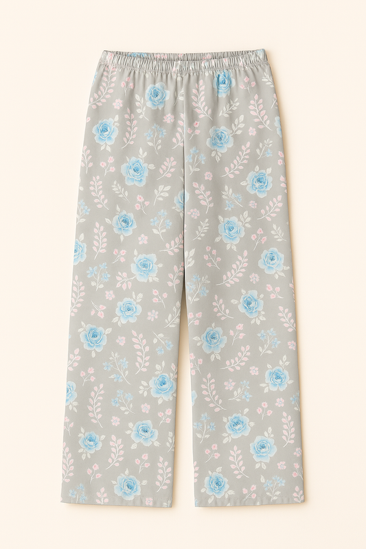 Grey based Floral Trouser