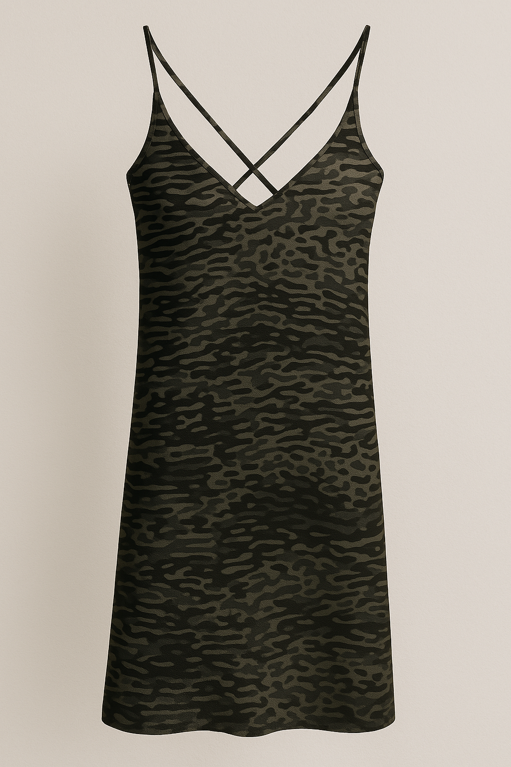 Leopard Print silk Nightgown