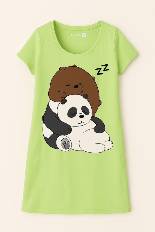 Sleepy Pandazz Long Shirt
