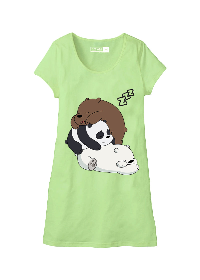 Sleepy Pandazz Long Shirt