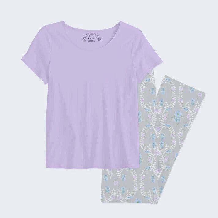 Floral Trouser with Matching tshirts