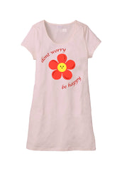 Dont Worry Be Happy Flower - Long shirt
