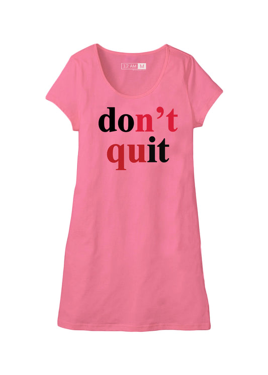 Dont Quit - Long shirt