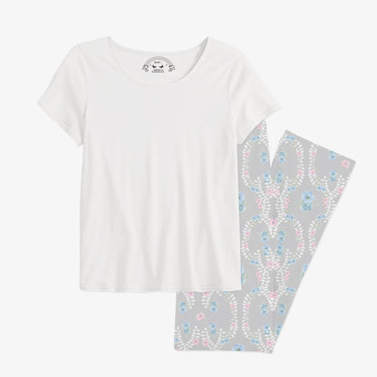 Floral Trouser with Matching tshirts