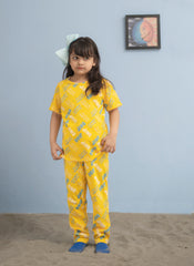 Drip Pattern Kids Pajamas