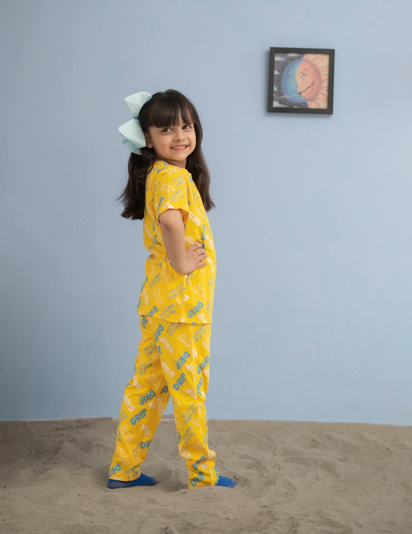 Drip Pattern Kids Pajamas