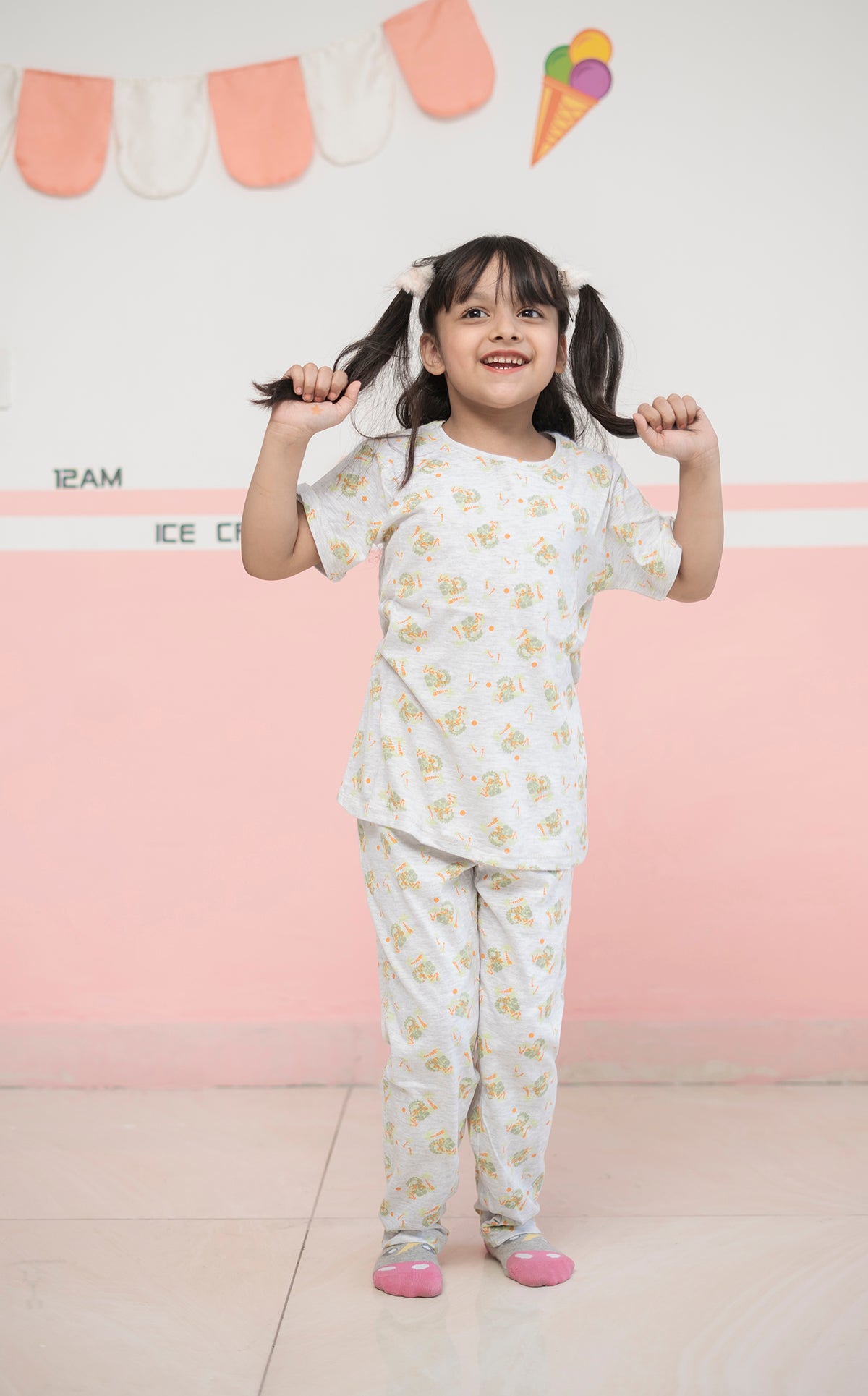 Trees Pattern Kids Pajamas - Kids Pajamas