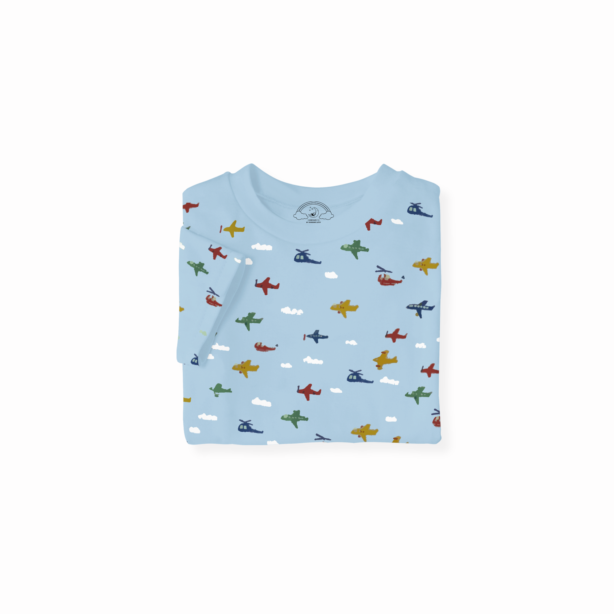 Airplane print  Kids Pajamas