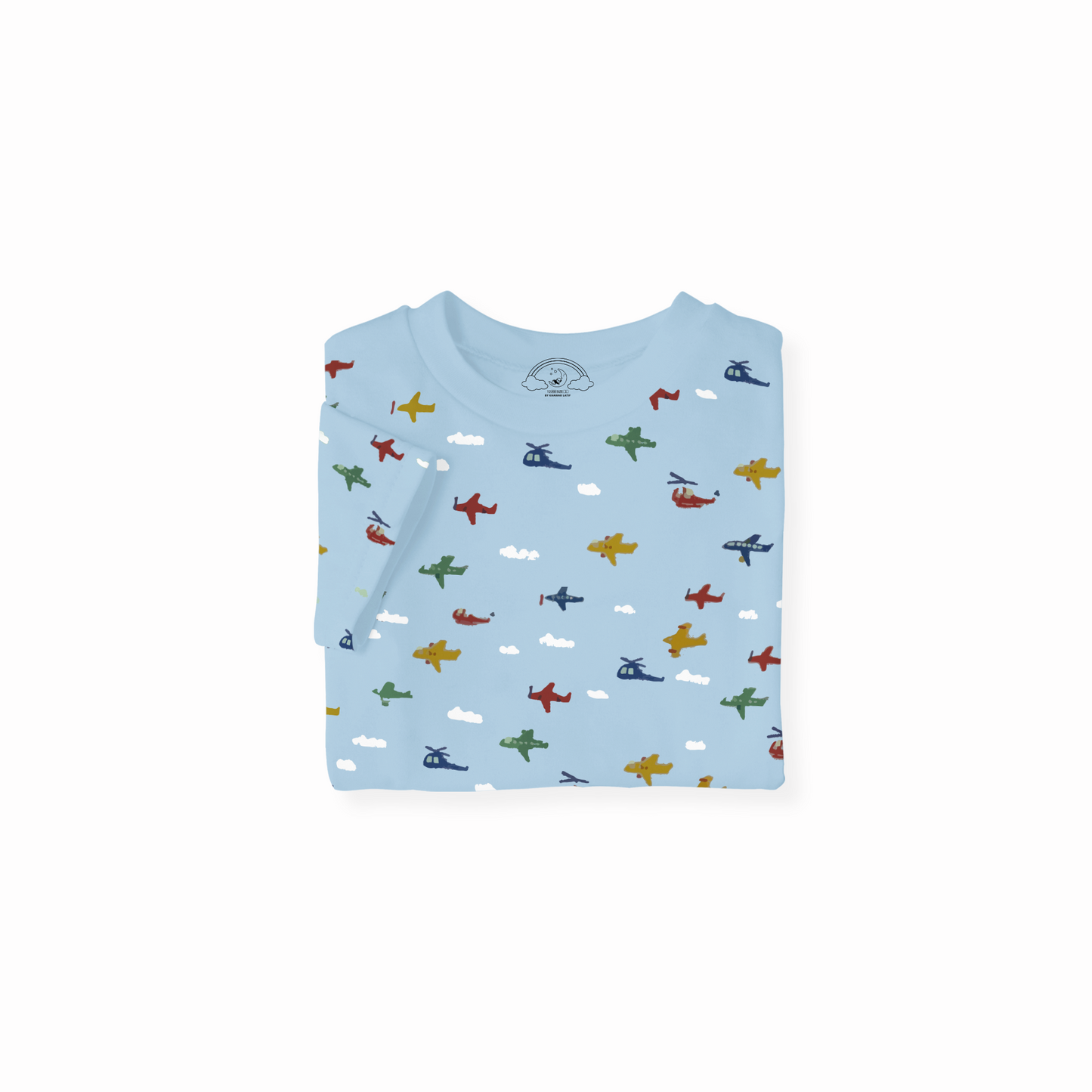 Airplane print  Kids Pajamas