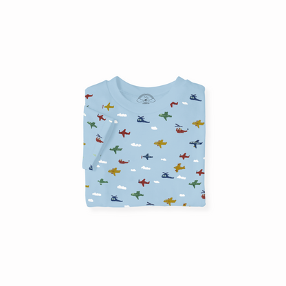 Airplane print  Kids Pajamas