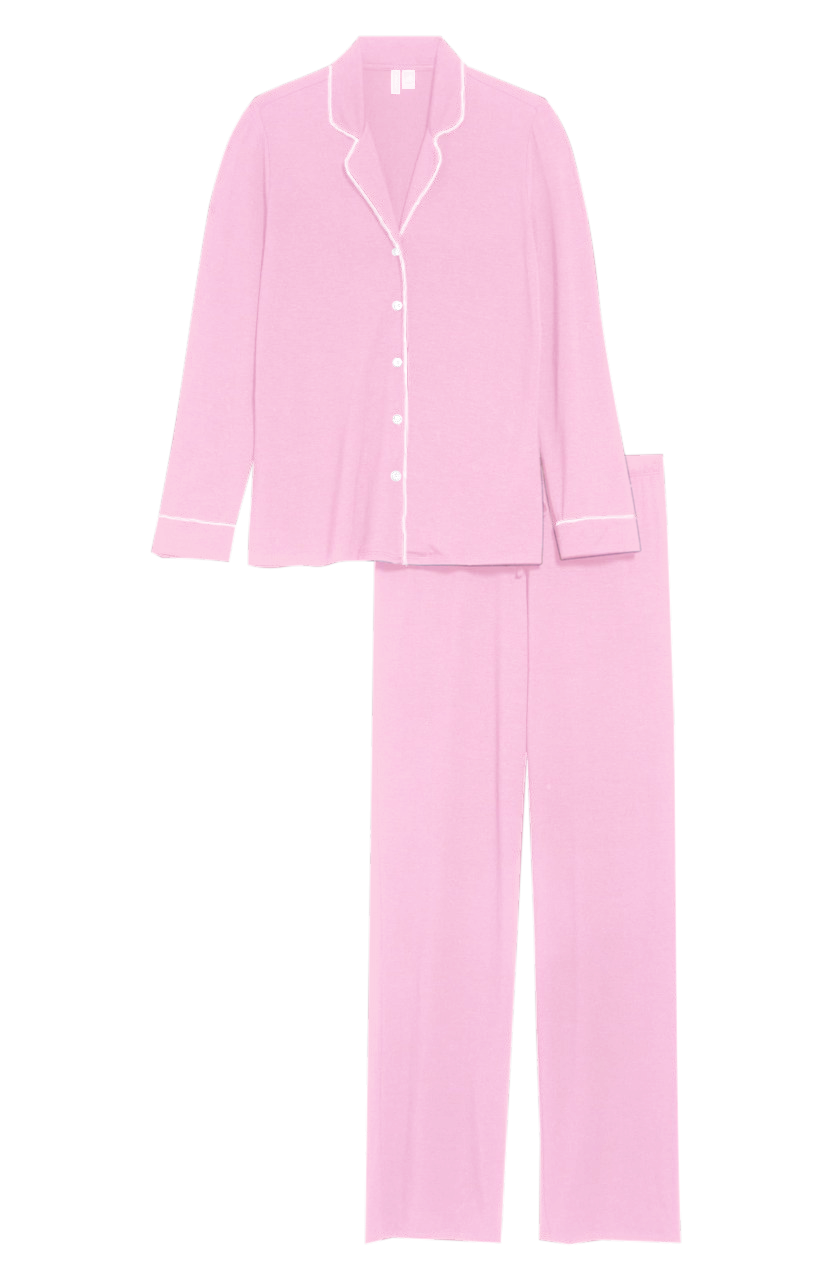 Decent Pink Women Pyjamas -