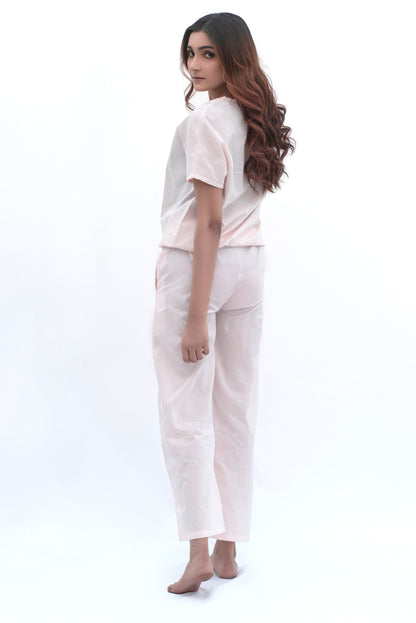 Creamy Peach  Night suit